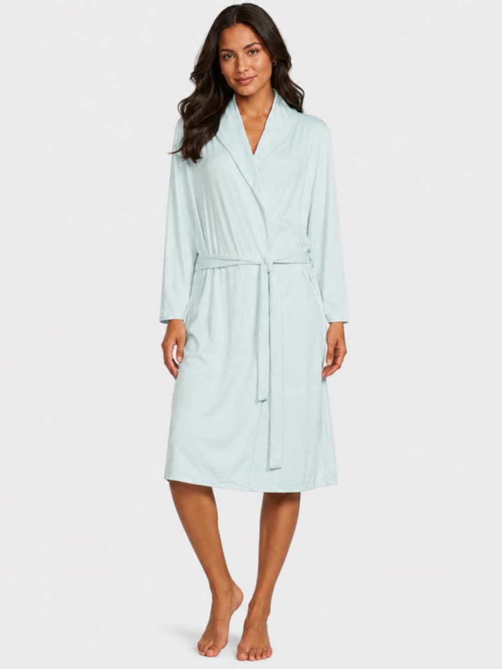 NWT Catherine Malandrino Women's Robe Pale Blue Size 1XL
